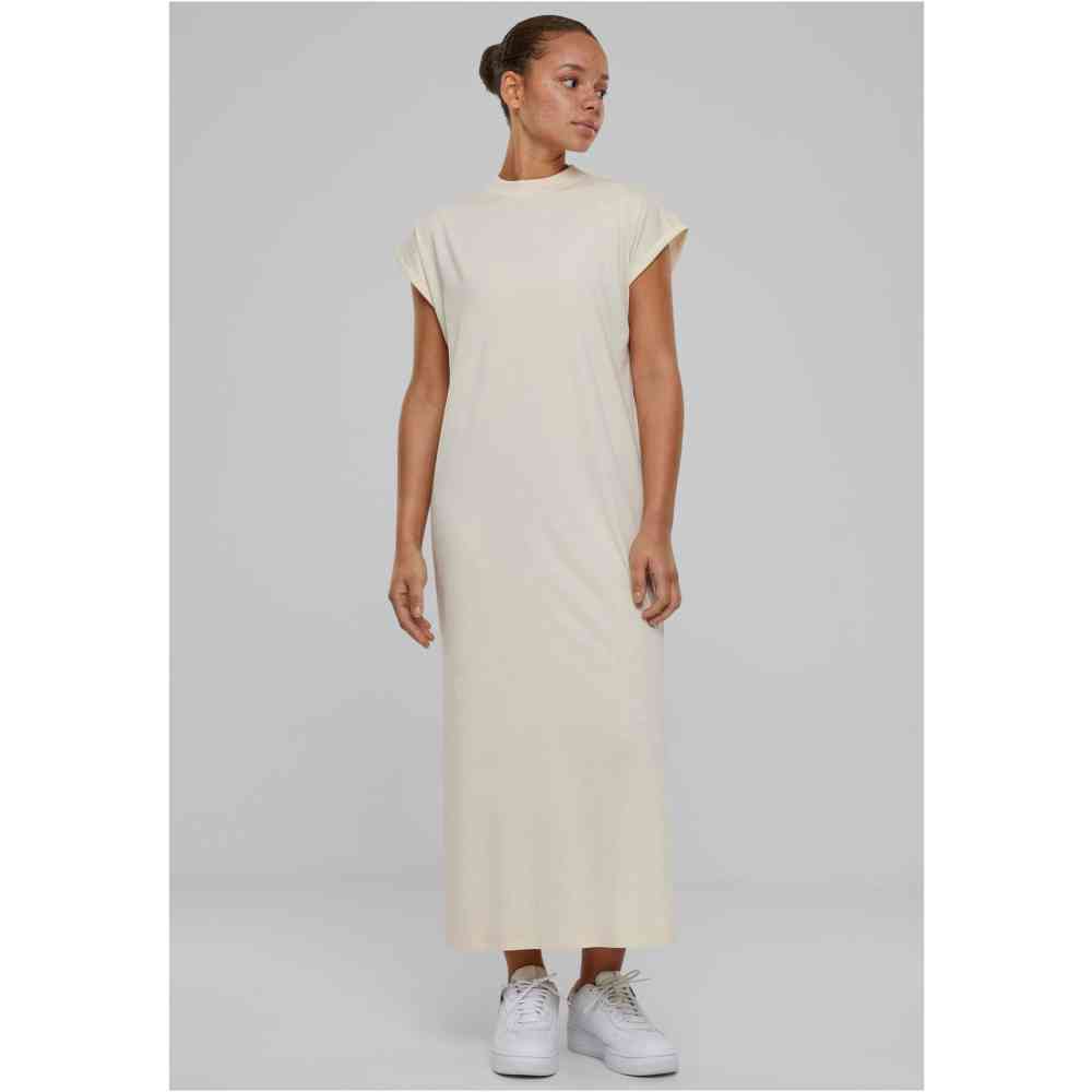 Urban Classics - Long Extended Shoulder Maxi long dress - Beige
